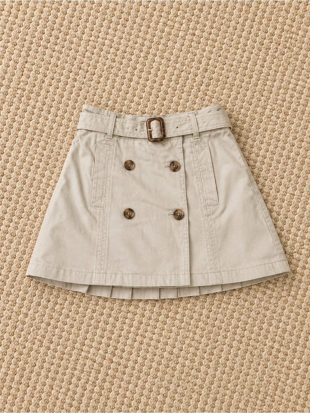 Burberry London Girls Trench Style Skirt | Size 110 | Nova Check Detail